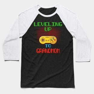 Promoted To Grandmom T-Shirt Unlocked Gamer Leveling Up Baseball T-Shirt